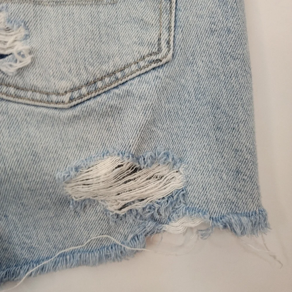 American Eagle 4 Denim Shorts 90's Boyfriend Distressed - Picture 11 of 12
